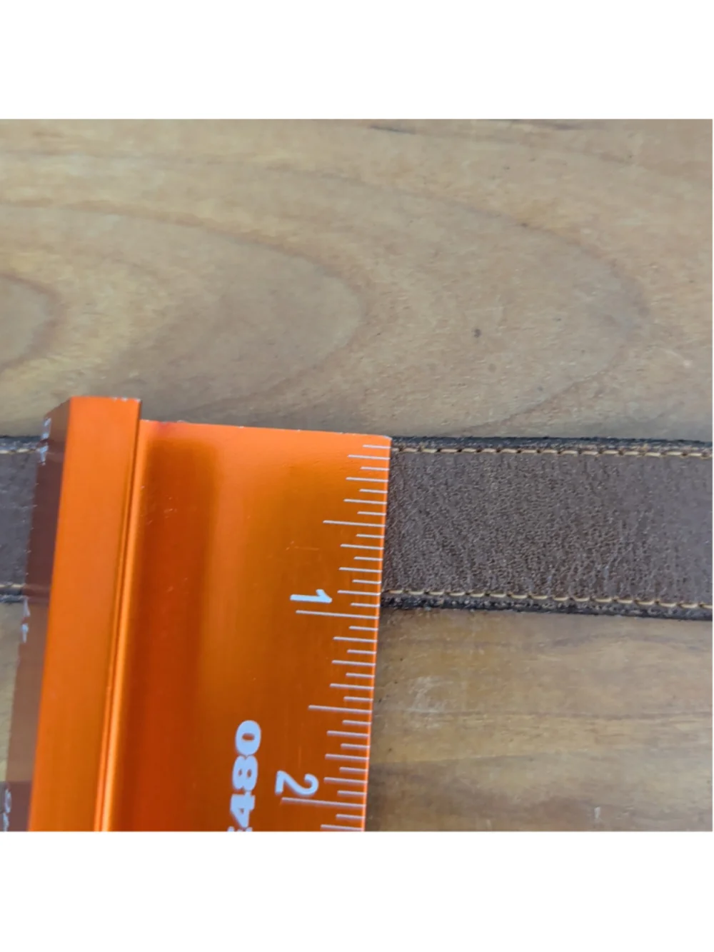 Ladies' Vintage USA Made Brown Leather Western Belt